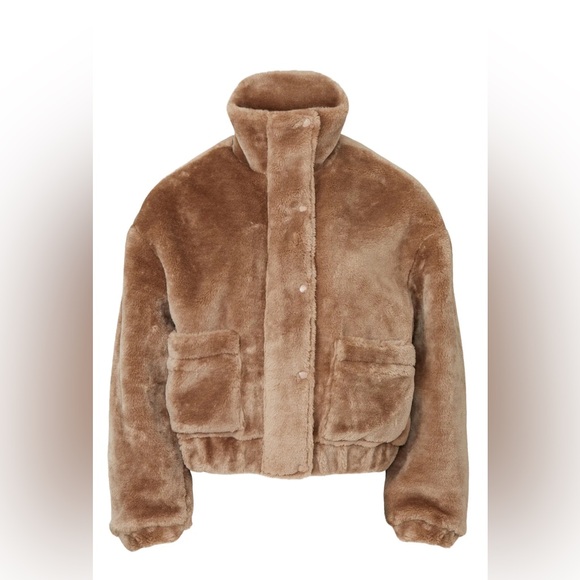Blank NYC Bicoastal Faux Shearling Jacket- XS, NWT - Picture 10 of 14